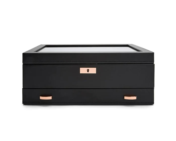 Axis 10 Piece Copper Watch Box With Drawer