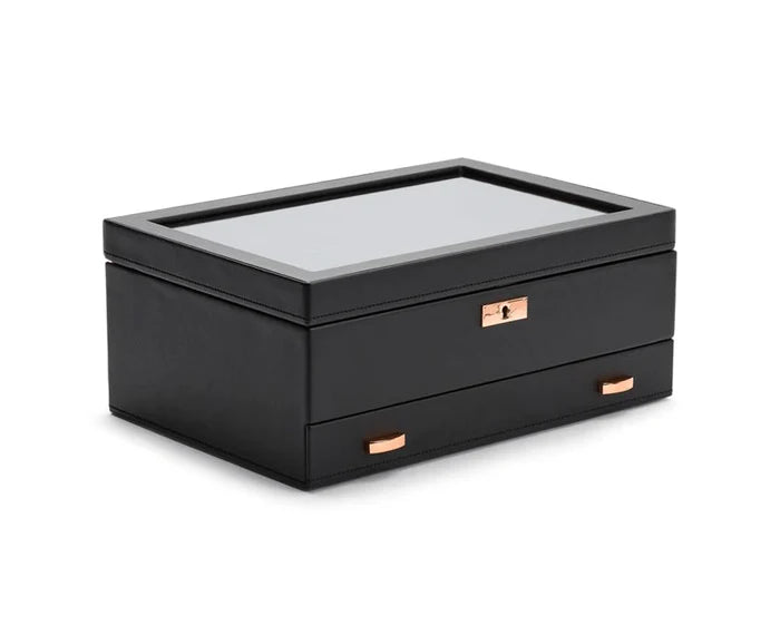 Axis 10 Piece Copper Watch Box With Drawer
