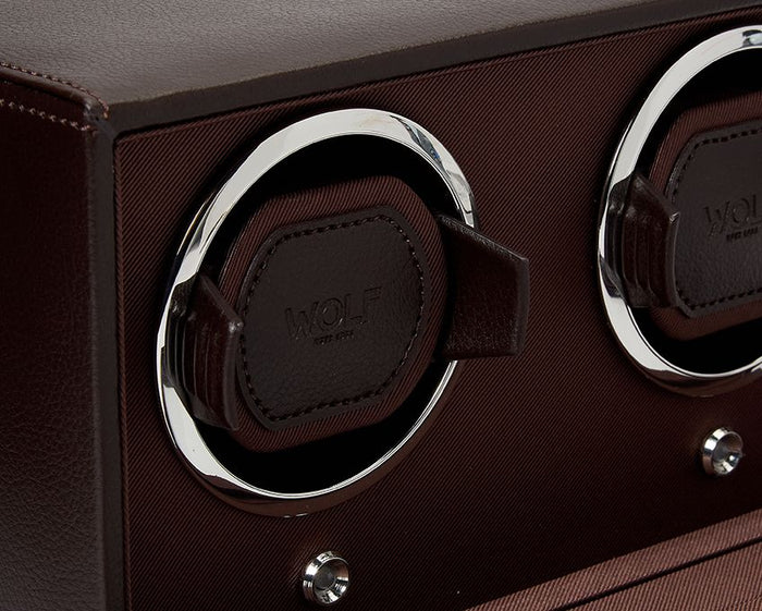 Cub Double Watch Winder With Cover