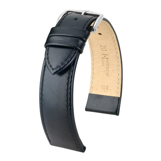 Osiris Black Calf Leather Watch Band