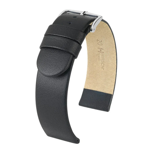 Scandic Black Calf Leather Watch Band