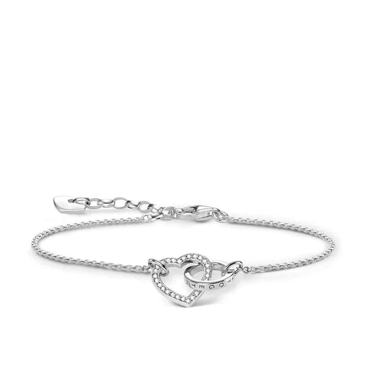 Thomas Sabo Together Heart Cubic Zirconia Bracelet