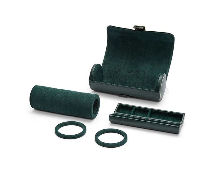 British Racing Green TripleE Watch Roll