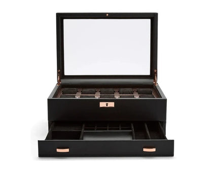 Axis 10 Piece Copper Watch Box With Drawer