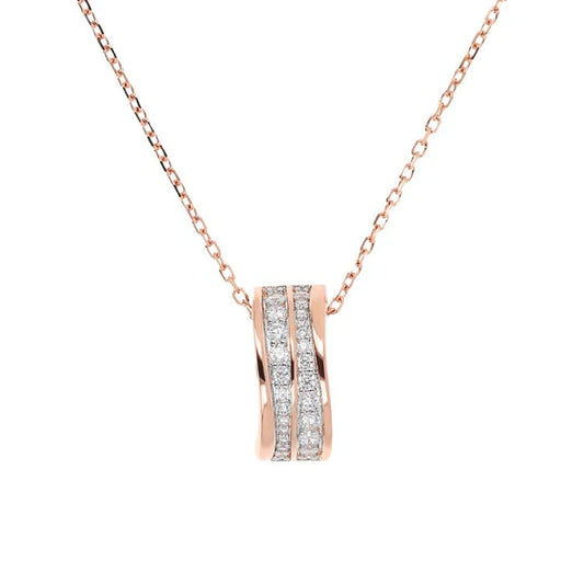 Altissima White Cubic Zirconia Necklace 40+5cm