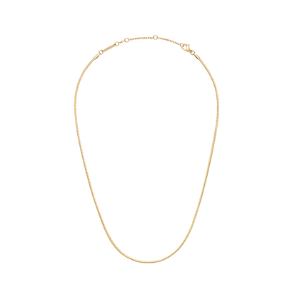 Flat Chain Gold Necklace